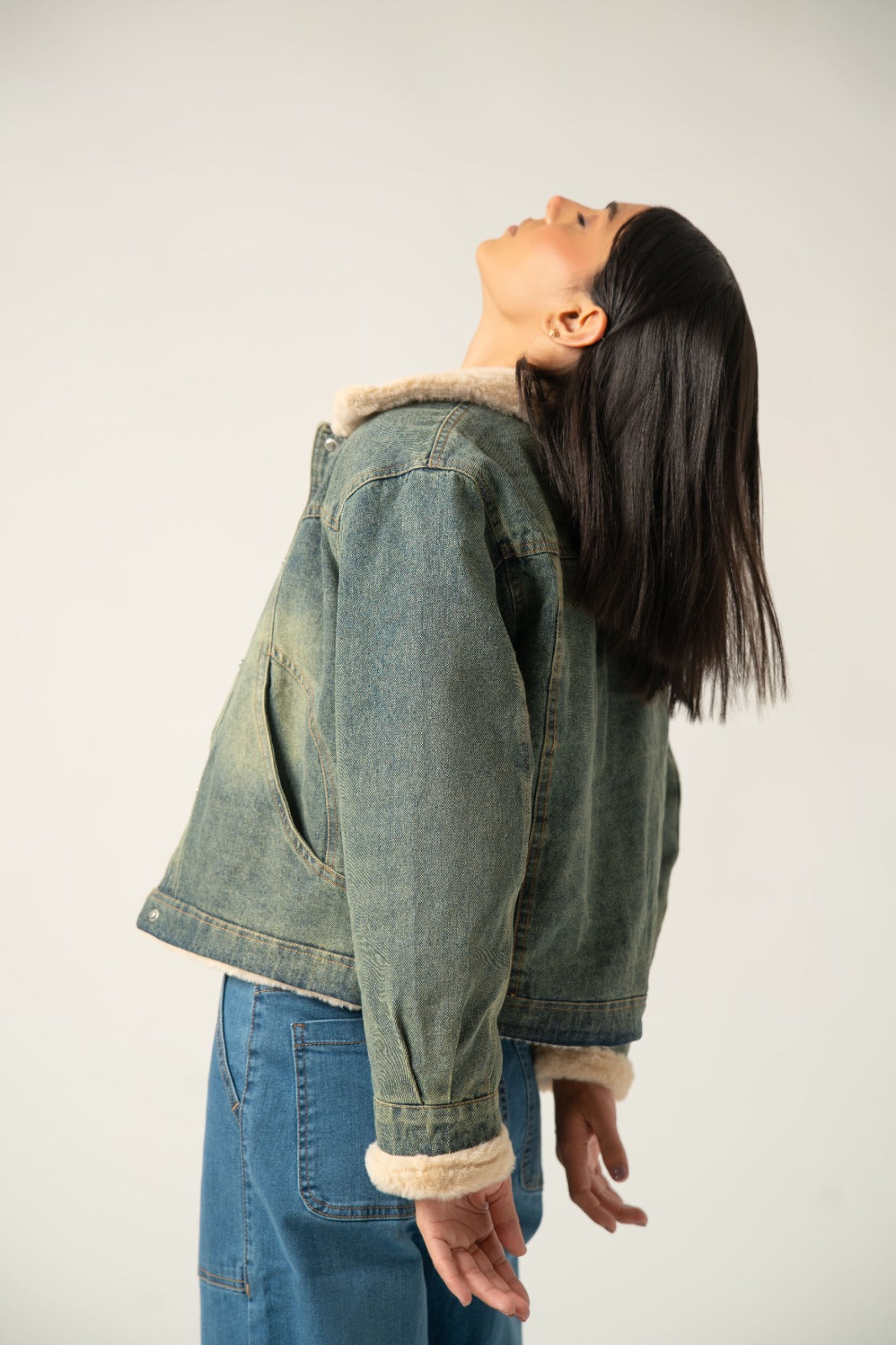 The Sherpa-Lined Denim Jacket