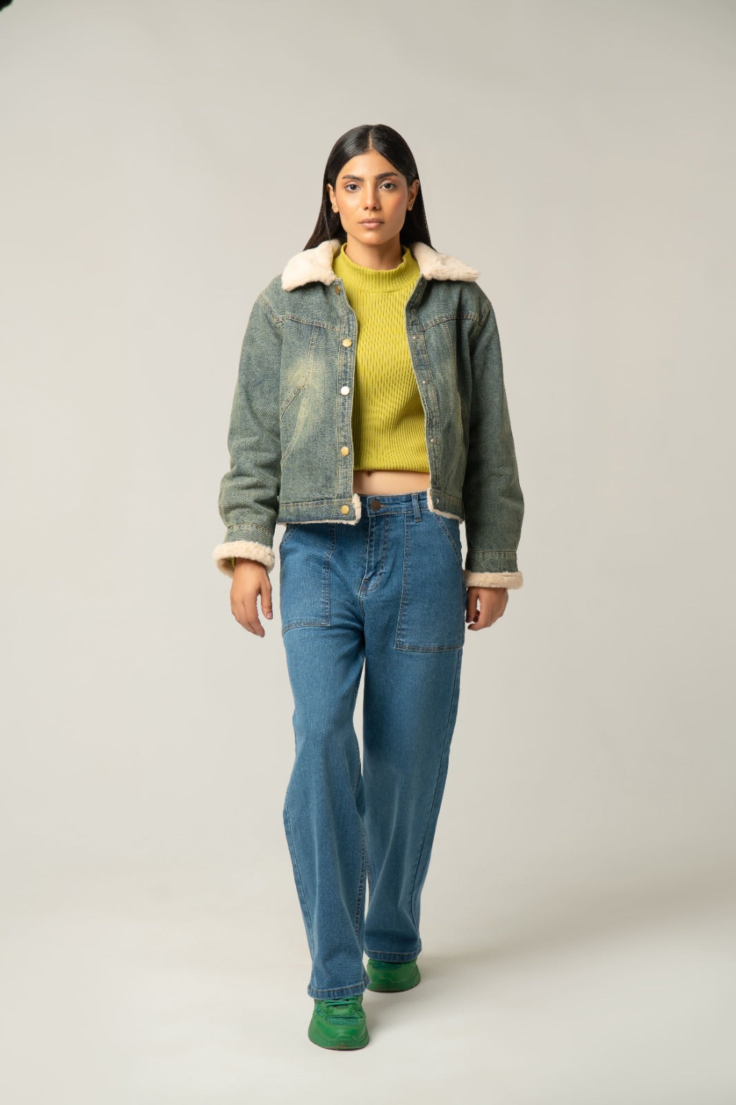 The Sherpa-Lined Denim Jacket