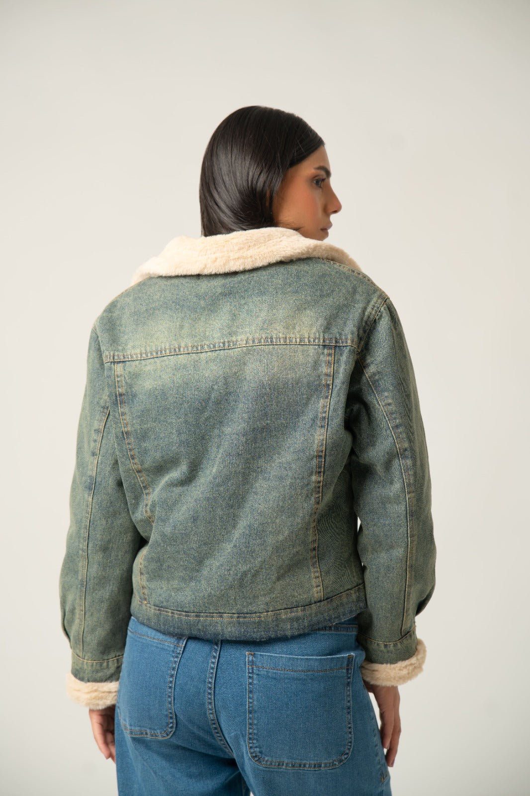 The Sherpa-Lined Denim Jacket