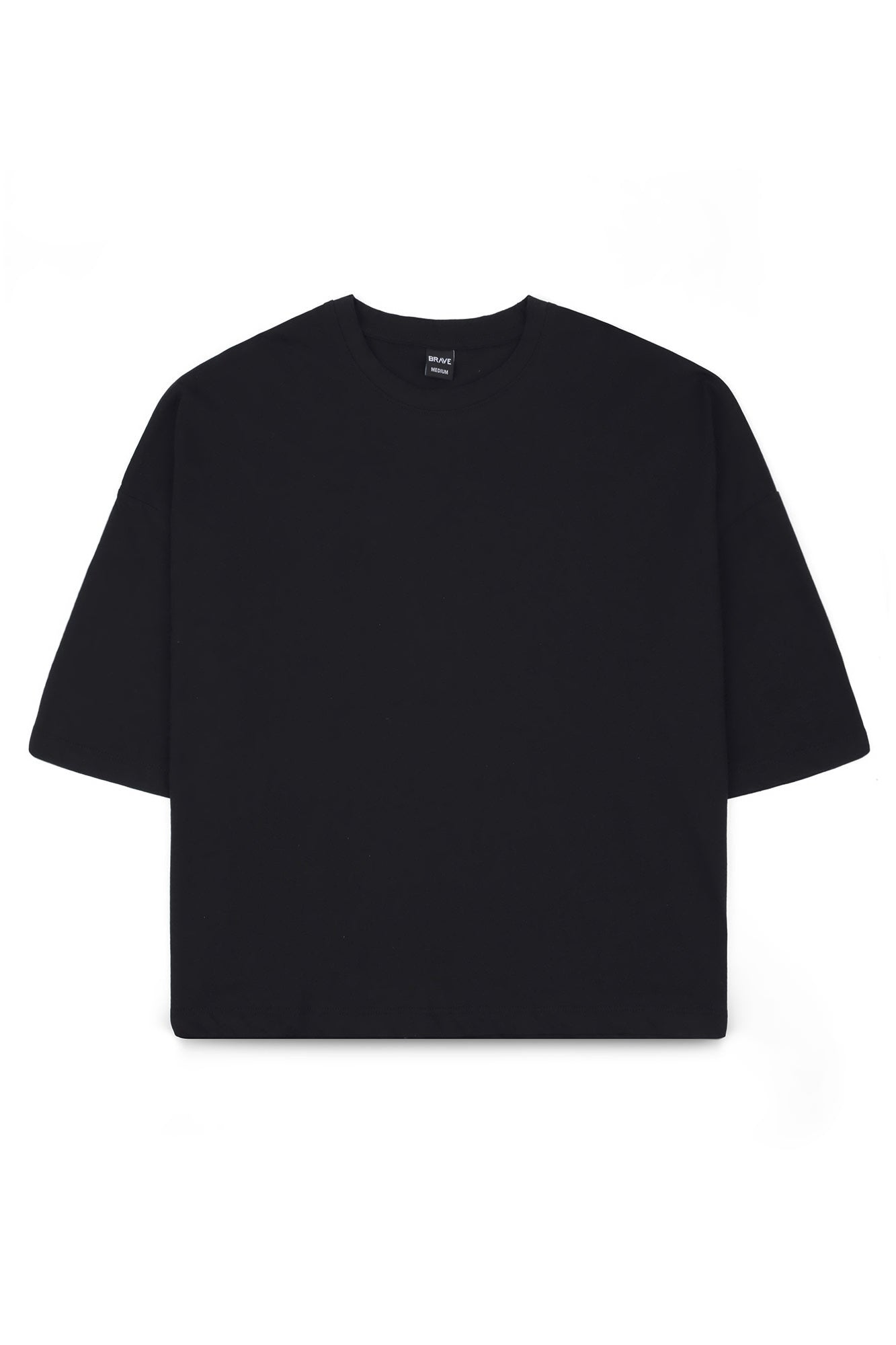 Women's Oversized Raw-Hem Crop Top