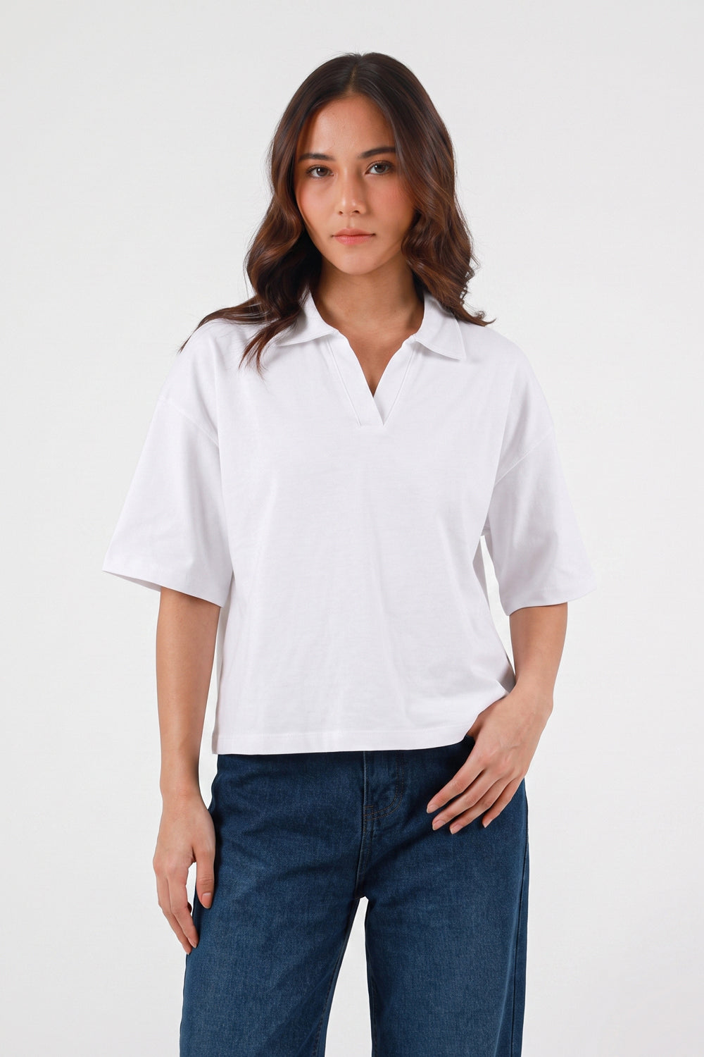 LADIES BOX FIT POLO