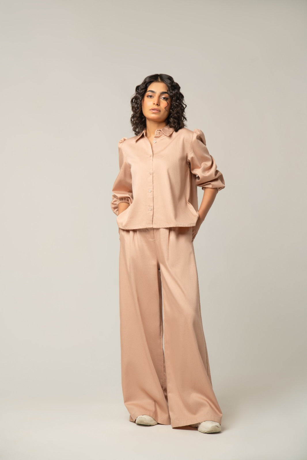 The Nude Satin CO-ORD Set