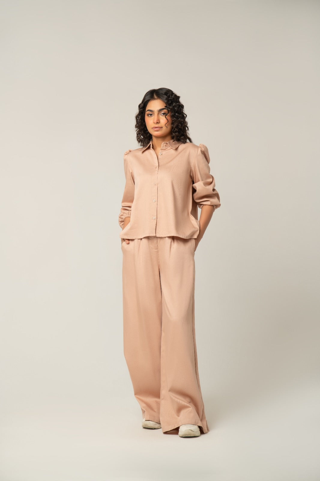 The Nude Satin CO-ORD Set