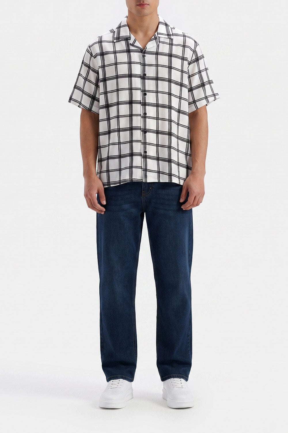 MENS CUBAN COLLAR SHIRT