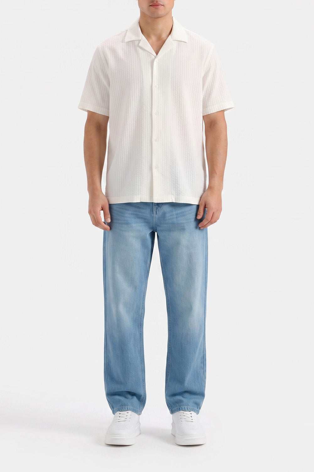 MENS CUBAN COLLAR SHIRT
