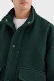 MOCK NECK WOOL JACKET