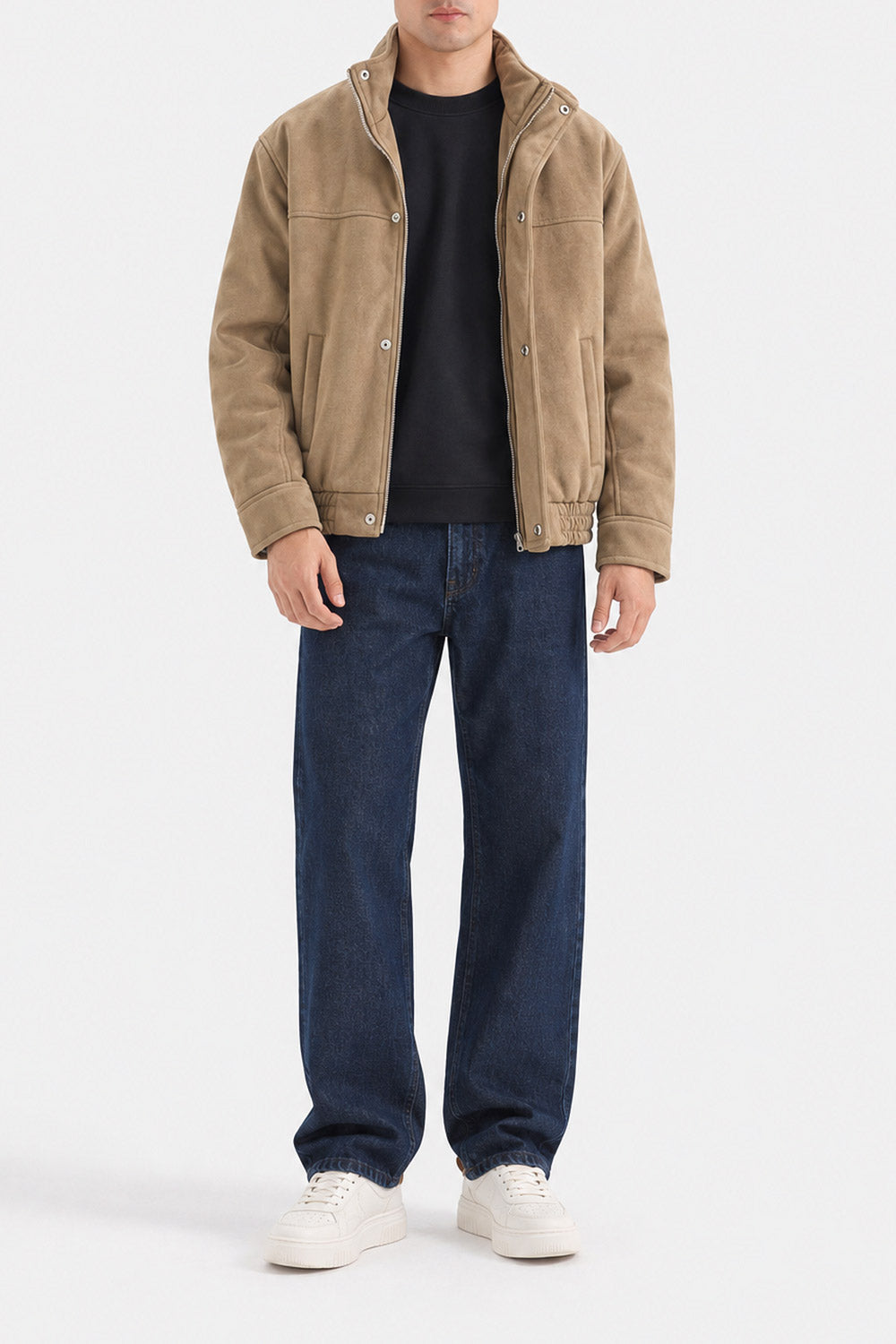 FAUX SUEDE JACKET