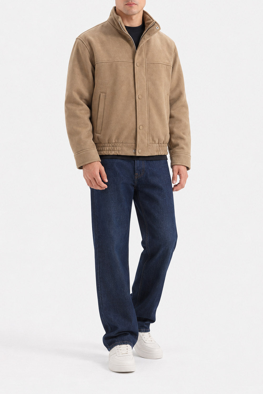 FAUX SUEDE JACKET