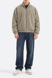 FAUX SUEDE  LEATHER JACKET