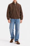 FAUX SUEDE  LEATHER JACKET