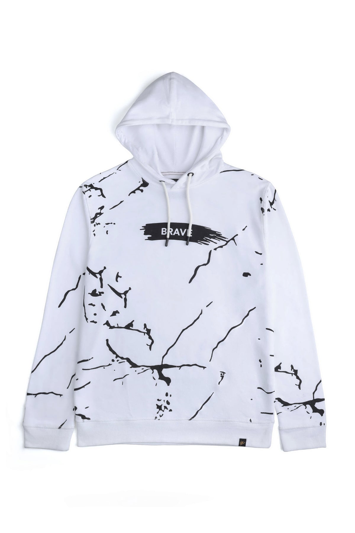 Marble Print Men's Hoodie