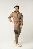 The Urban Contrast Quarter-Zip Hoodie