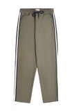 Olive  Side-Stripe Athletic Trouser