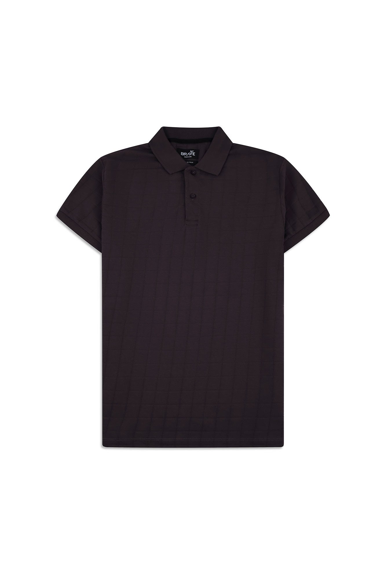 Men’s Textured Grid Polo