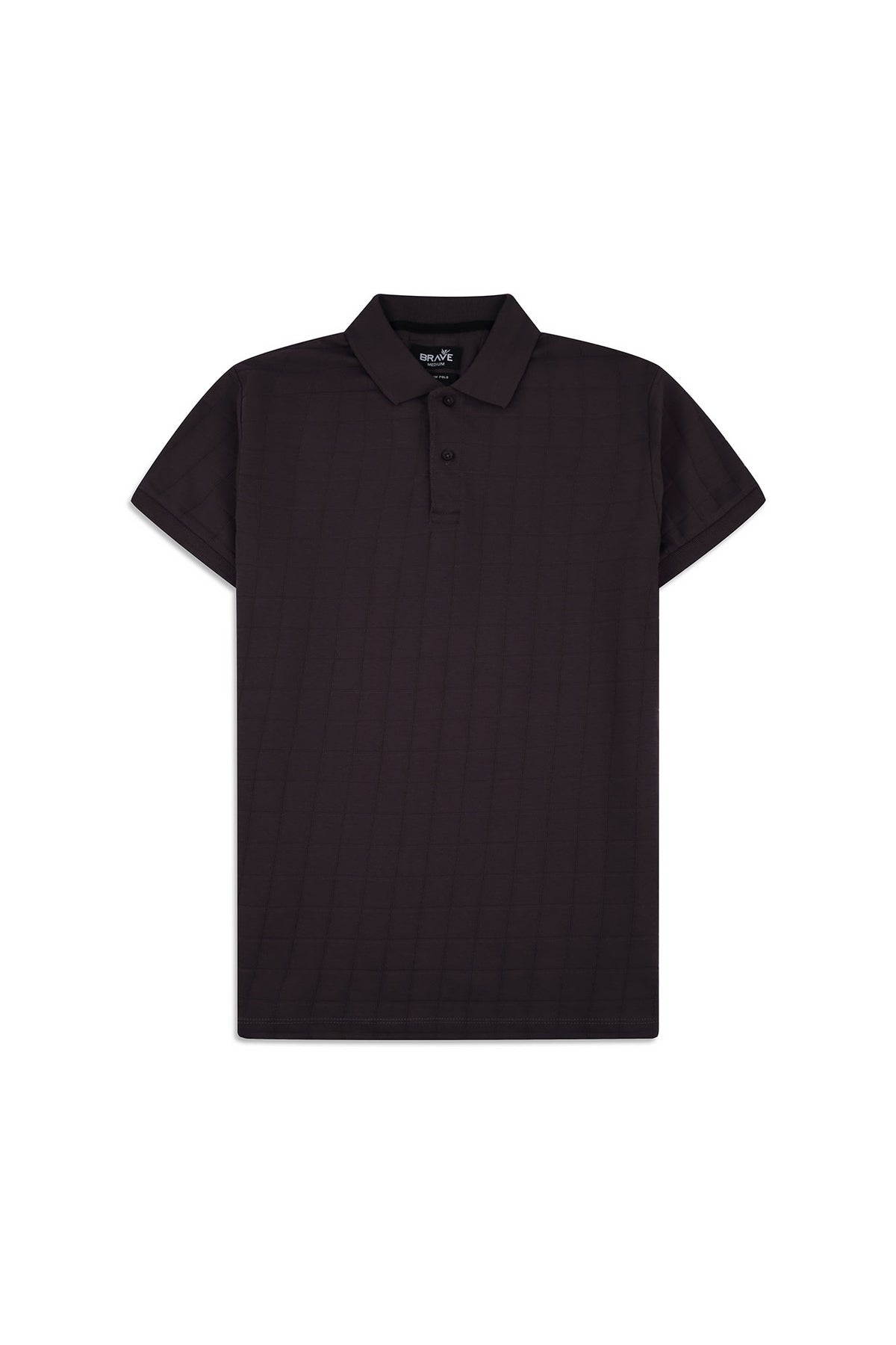 Men’s Textured Grid Polo