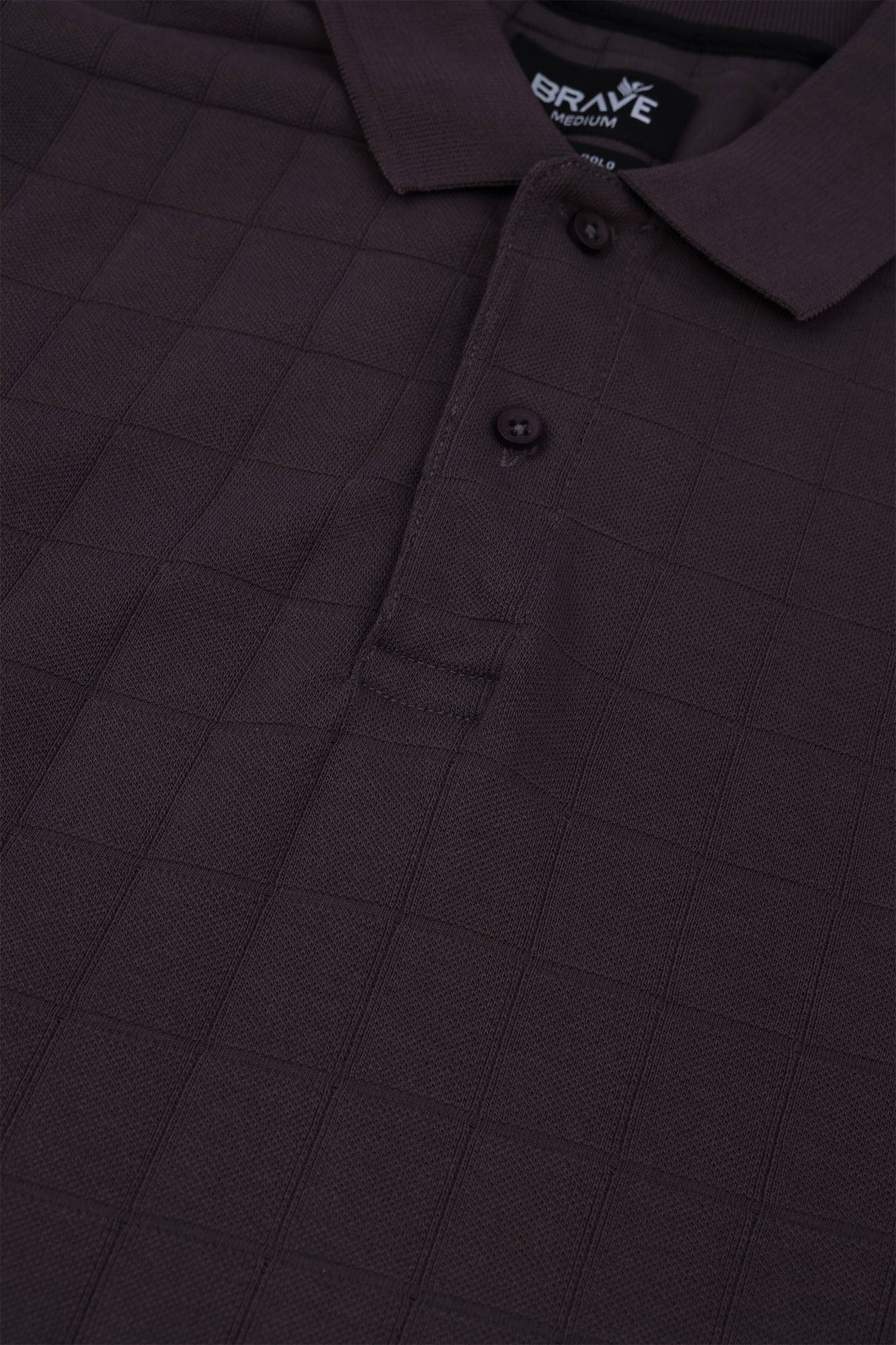 Men’s Textured Grid Polo