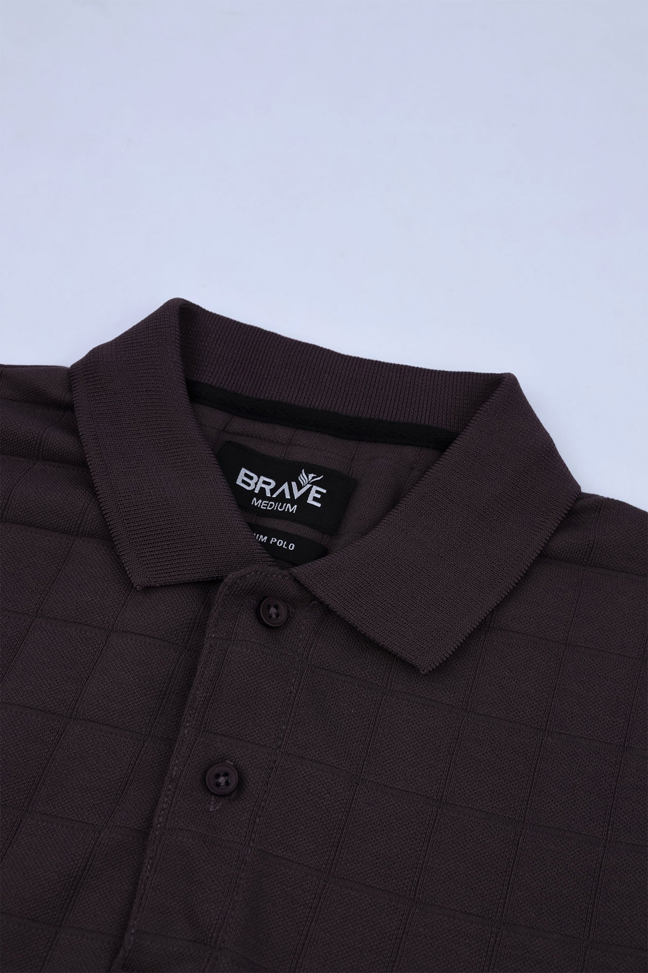 Men’s Textured Grid Polo