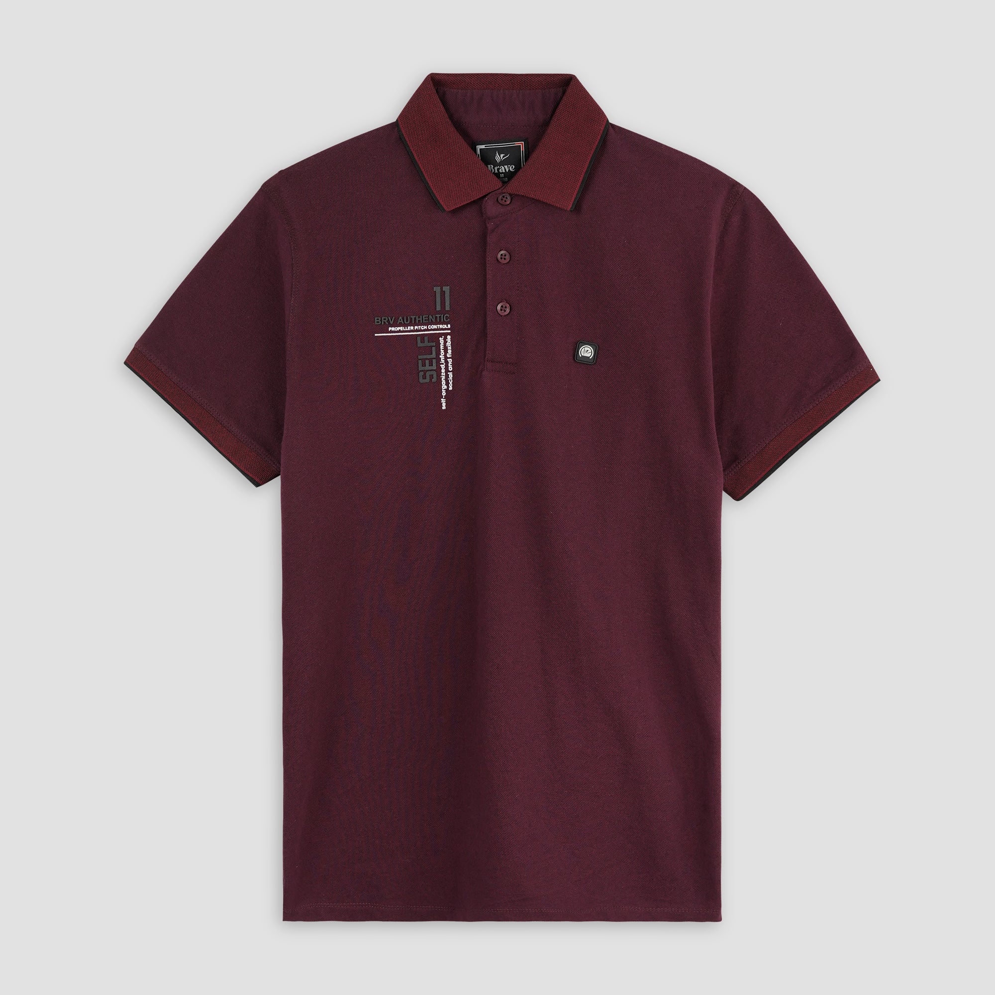 BRV Maroon Polo