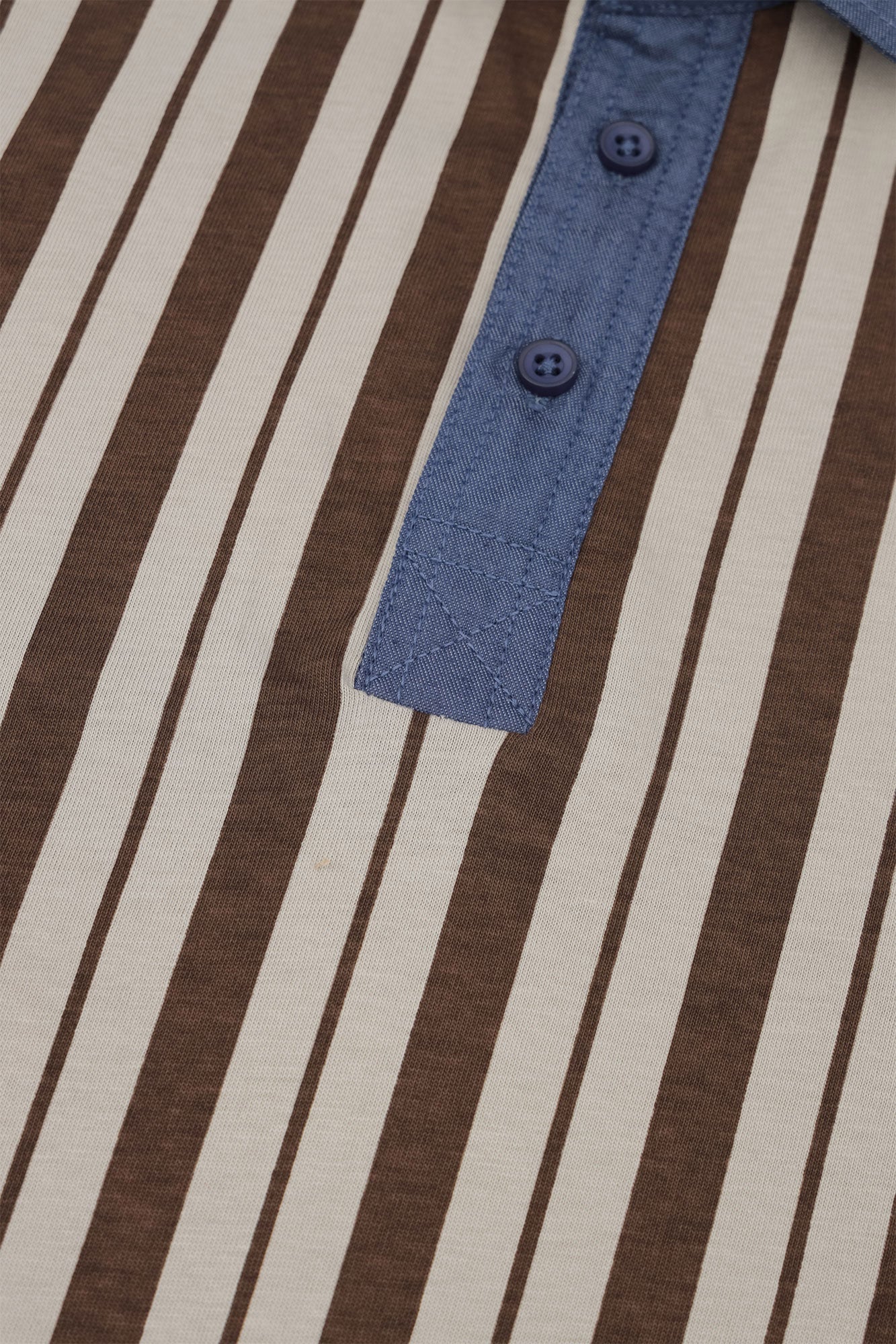 Men's Vertical Stripe Polo