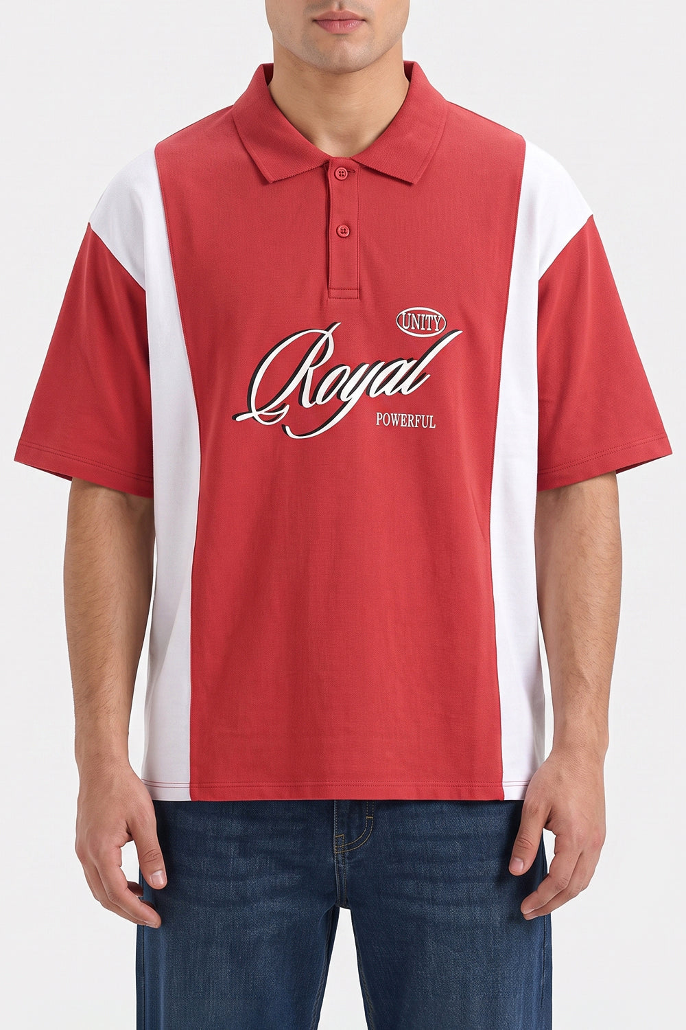 MEN'S DROPPED SHOULDER POLO
