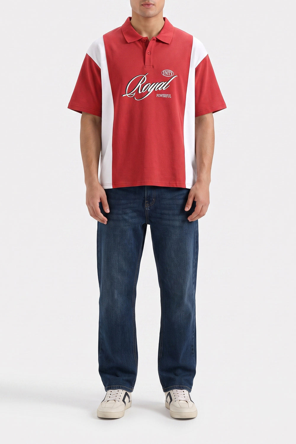 MEN'S DROPPED SHOULDER POLO