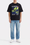 Men’s Cyber Skull Oversized Tee