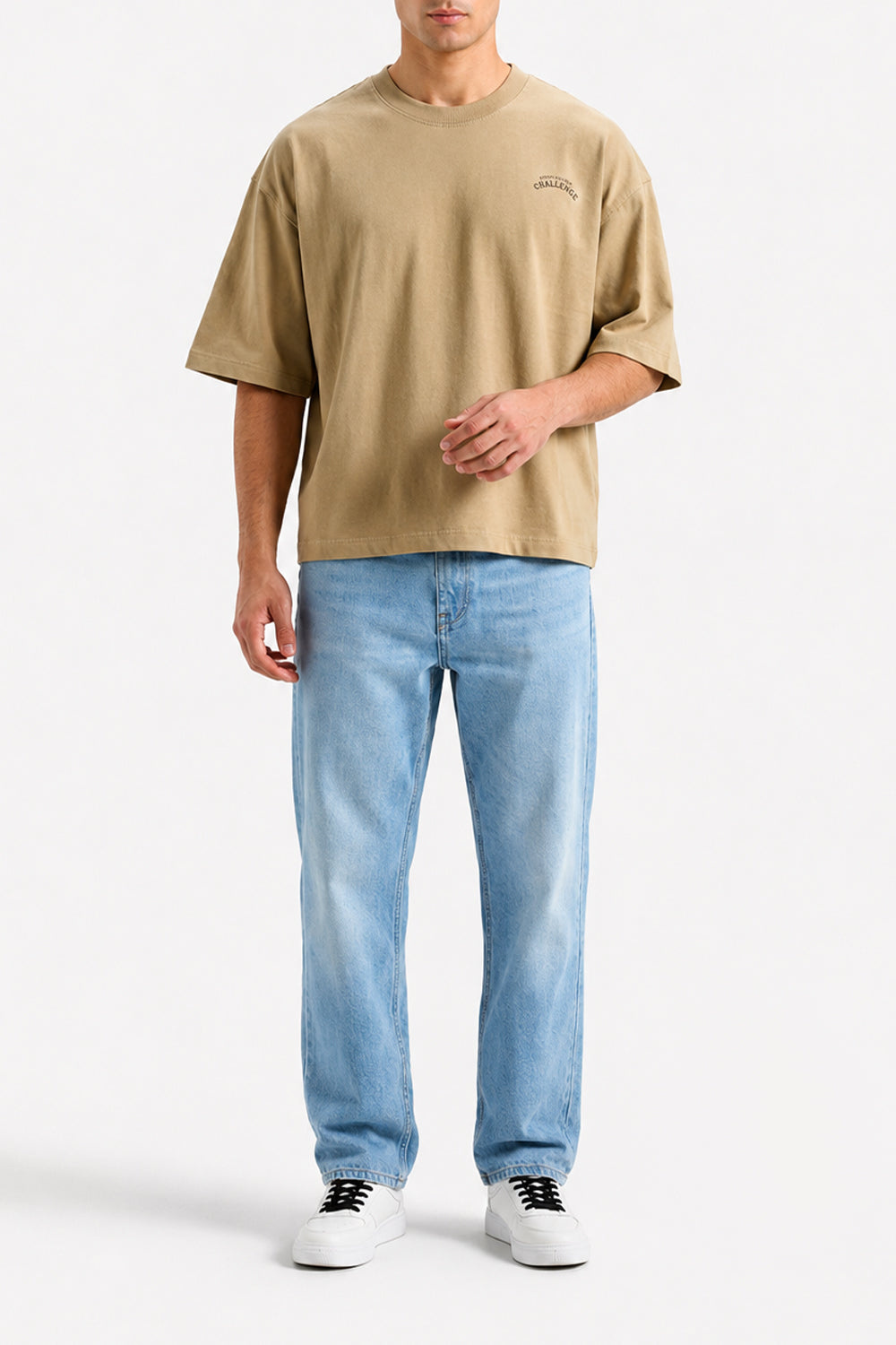 GRAPHIC BOXY T-SHIRT - KH