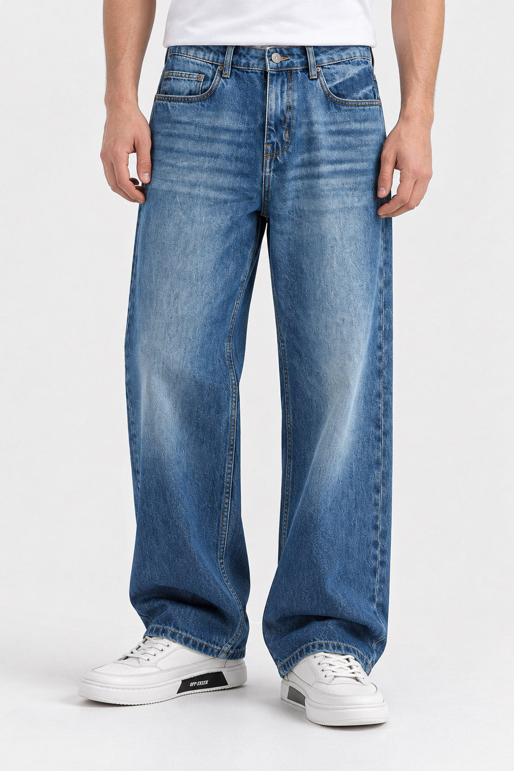 WIDE LEG FIT DENIM