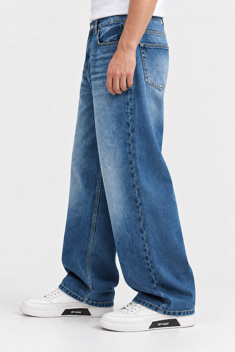WIDE LEG FIT DENIM