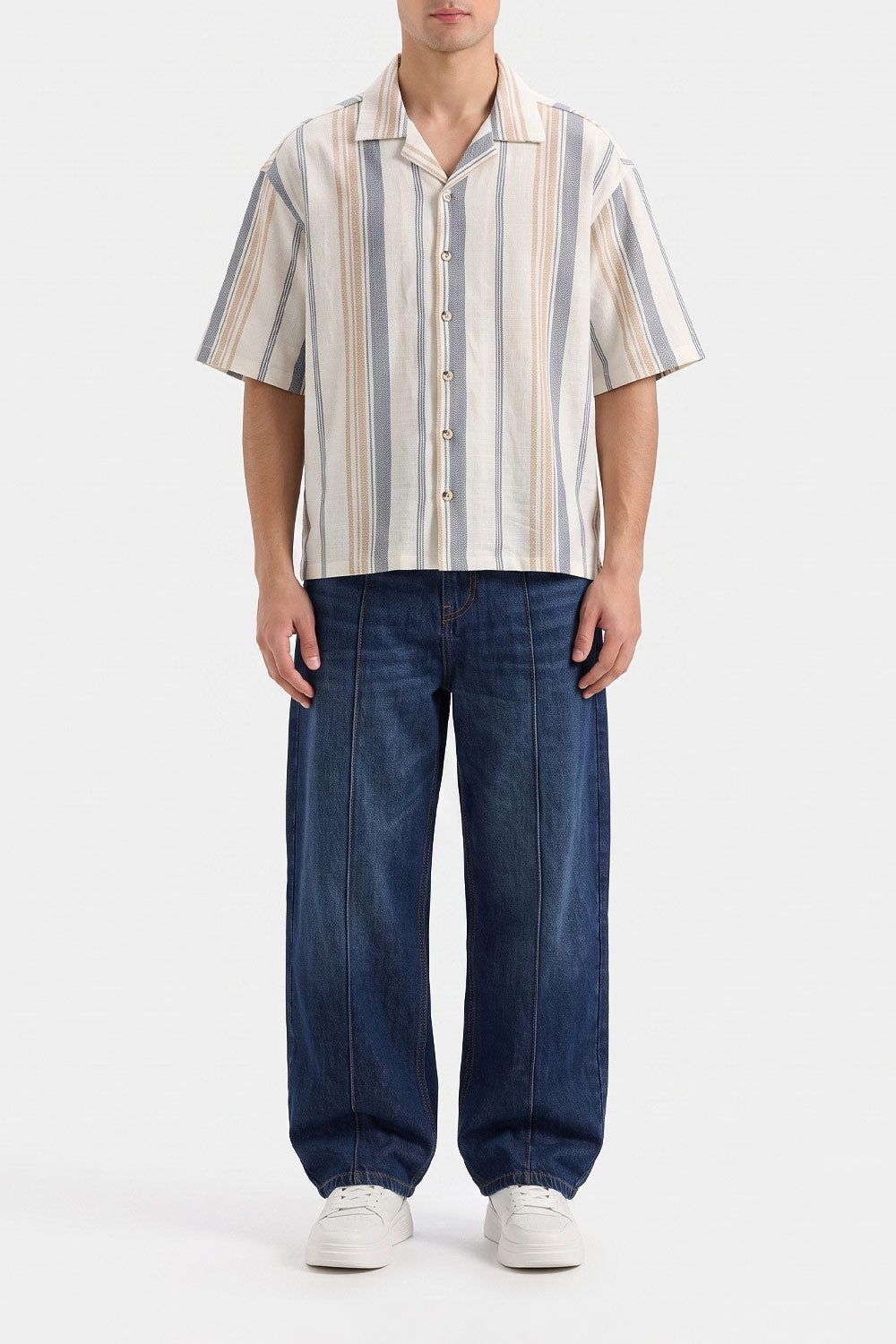 JACQUARD BOXY FIT SHIRT