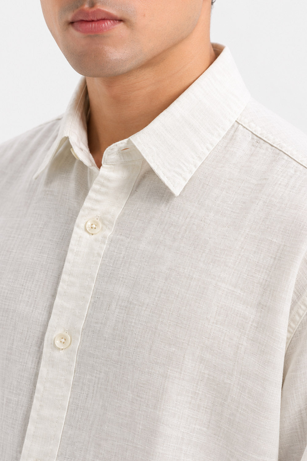 SLUB LINEN SHIRT
