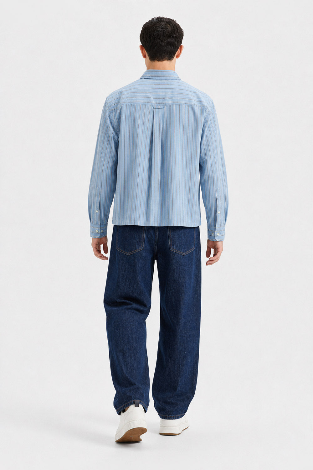 STRIPER CROPPED FIT SHIRT