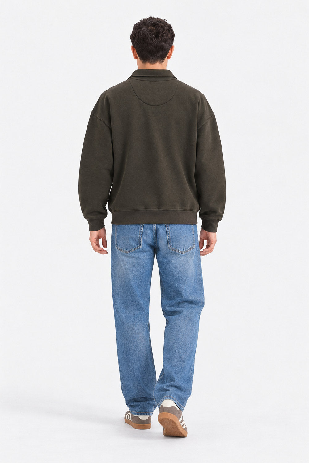 BASIC POLO SWEARTSHIRT
