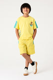 Boys' Wave Surf Graphic Boxy Fit T-Shirt