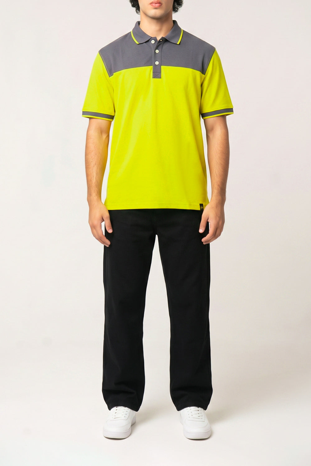 Yellow & Black Polo