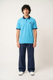 MENS CONTRAST TRIM POLO