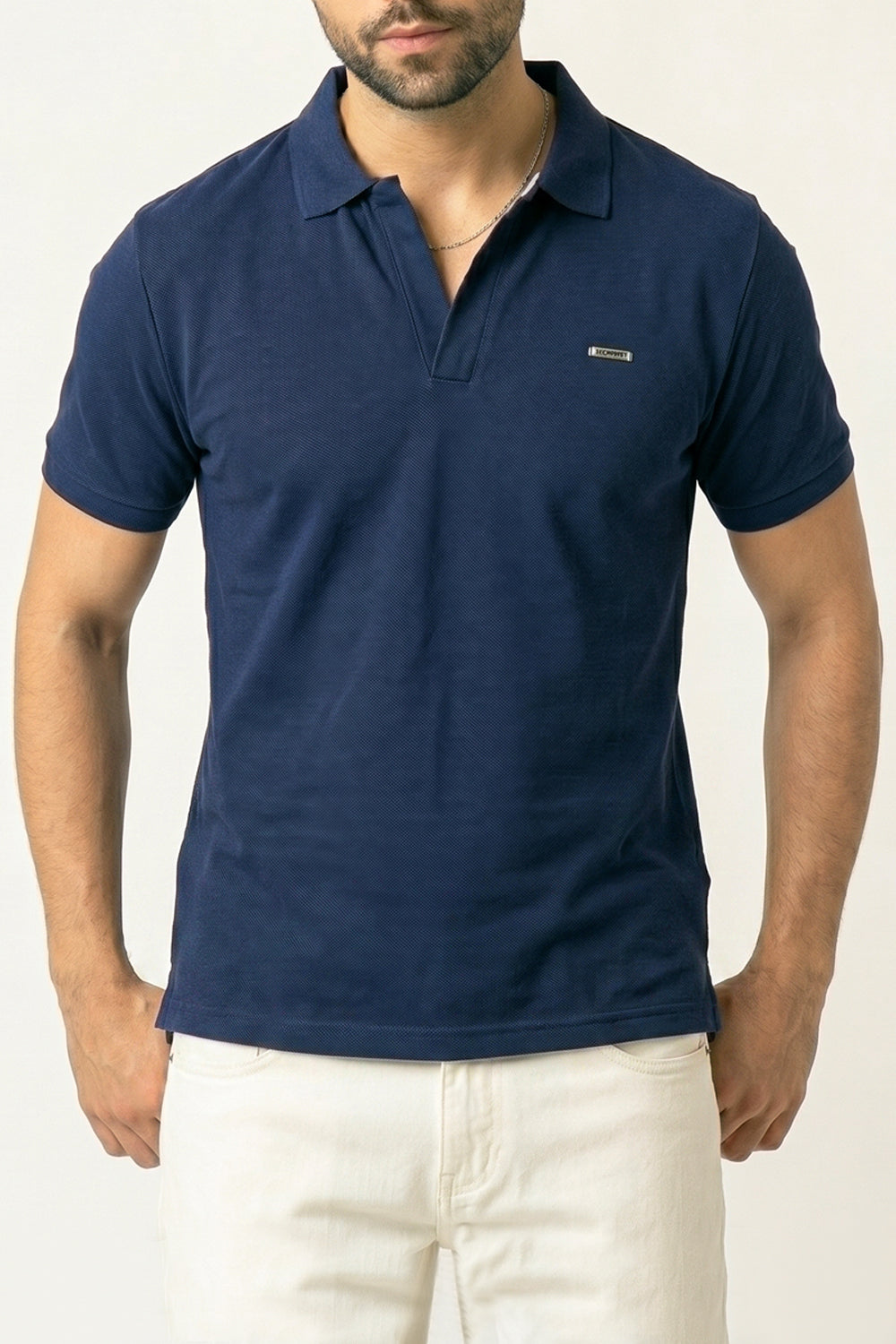 JOHNNY COLLAR TEXTURED POLO