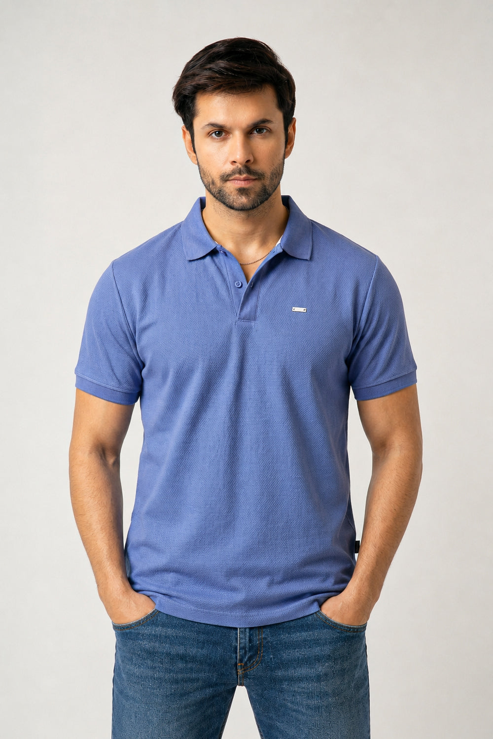 JOHNNY COLLAR TEXTURED POLO