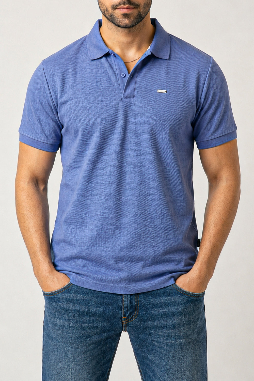 JOHNNY COLLAR TEXTURED POLO