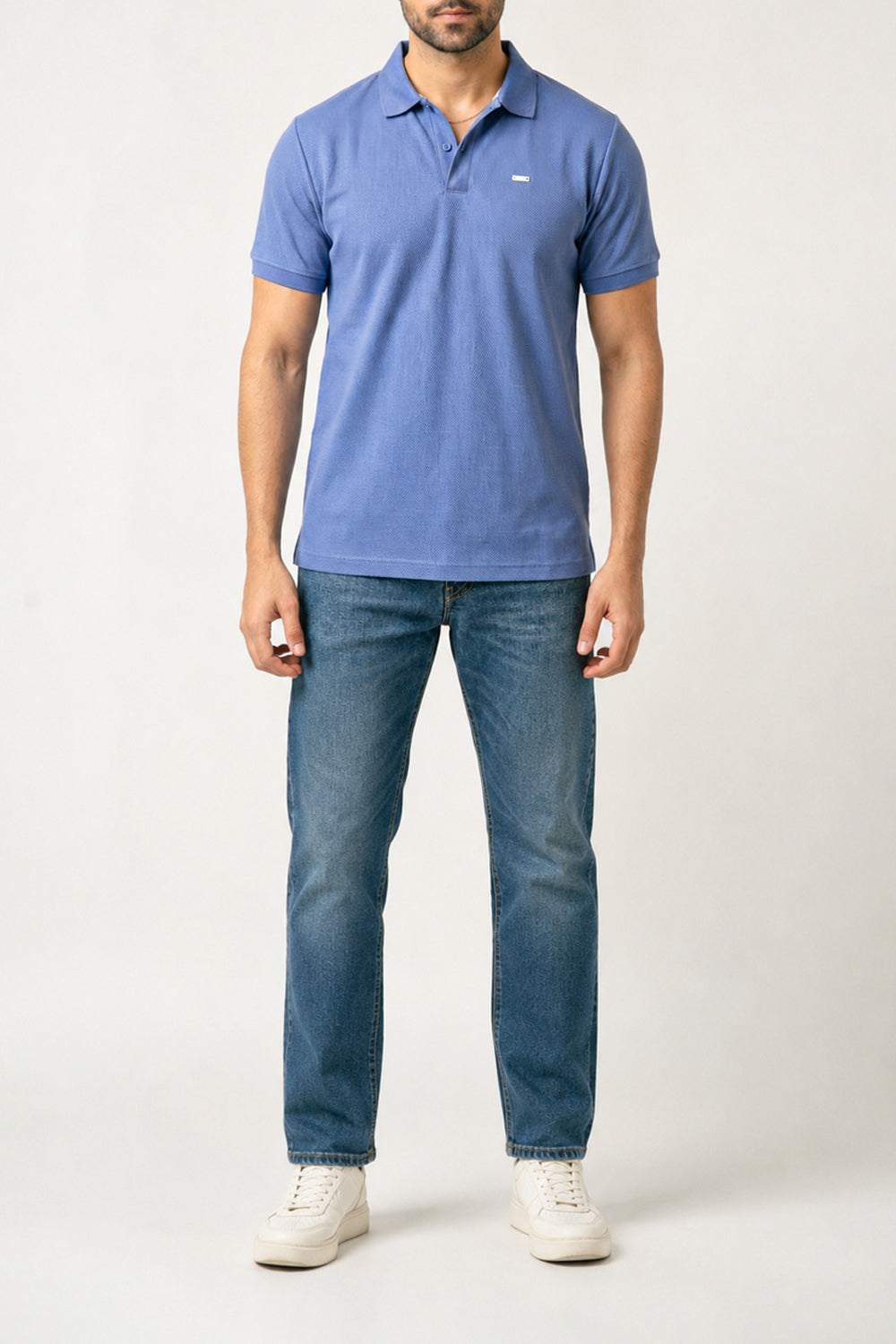 JOHNNY COLLAR TEXTURED POLO