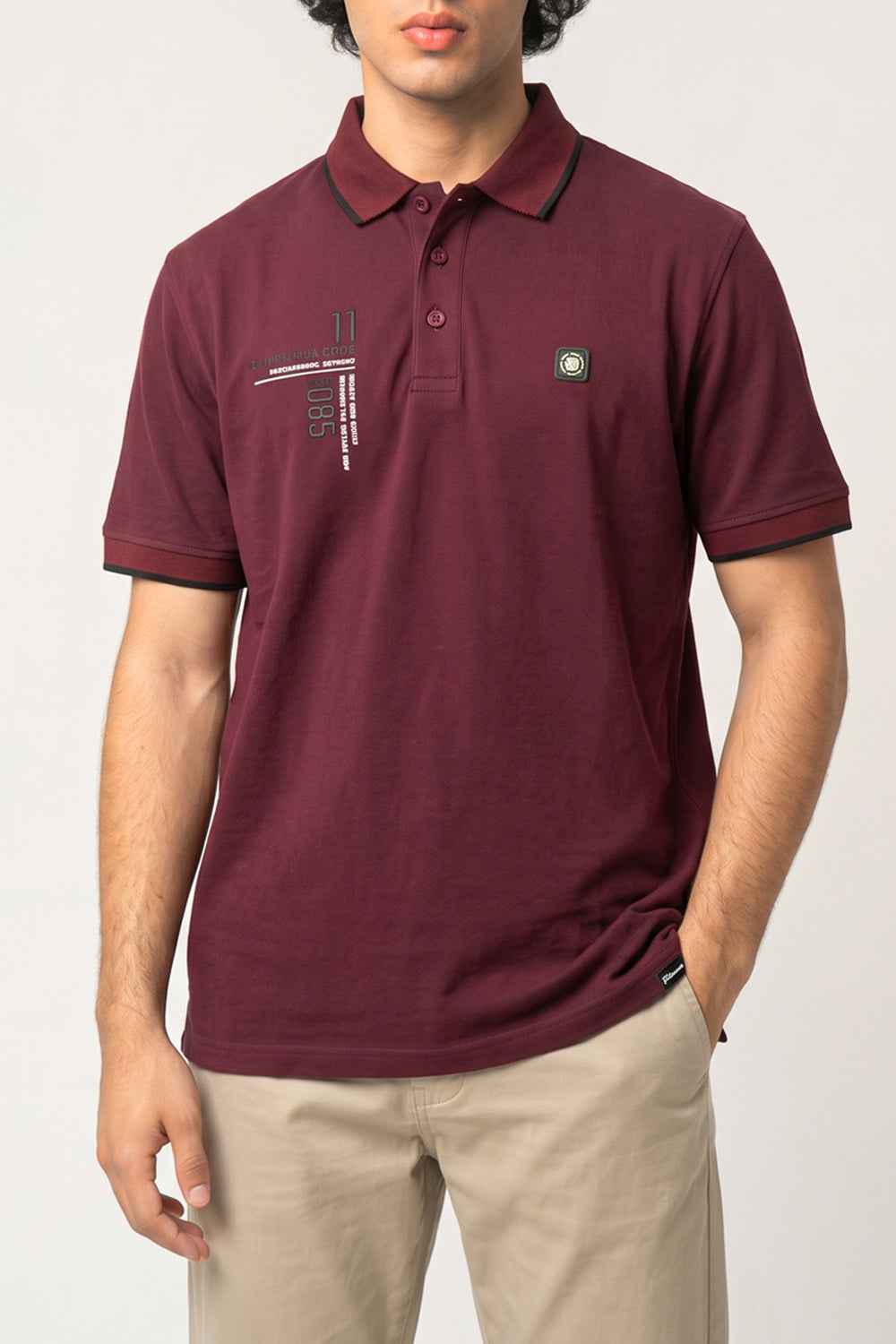 BRV Maroon Polo