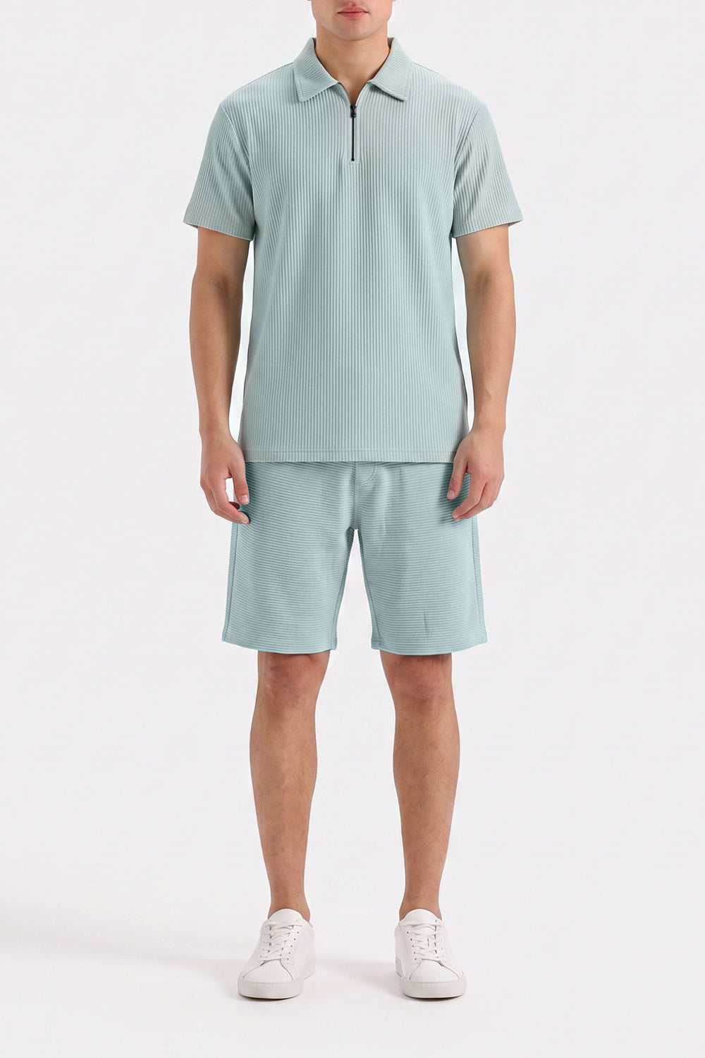 ZIPPER POLO CO-ORD SET