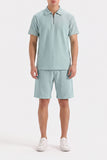 ZIPPER POLO CO-ORD SET