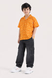 Boy's Sunset Palm Resort Shirt