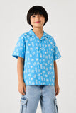Boys' Blue Paradise Tropical Shirt