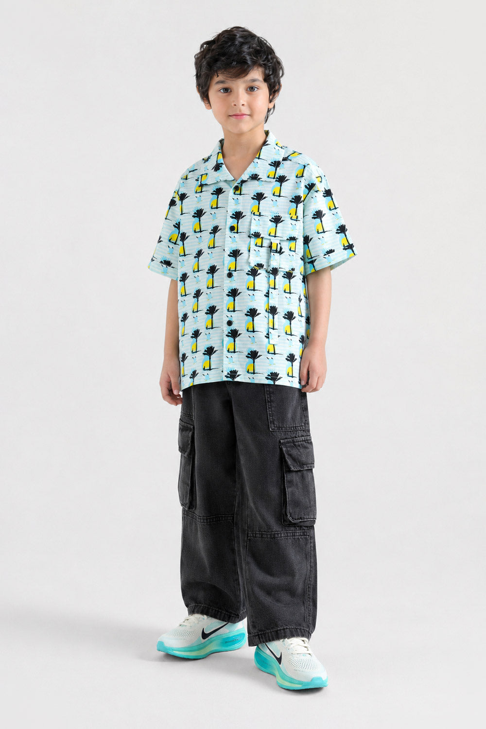 Boys' Palm Tree Resort Shirt