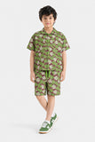 Boys' Tropical Monstera Co-ord Set