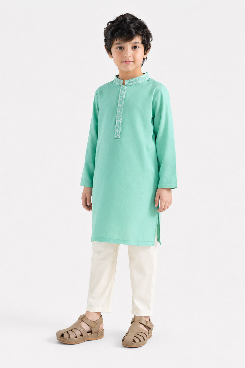 Boys' Embroidered Festive Kurta