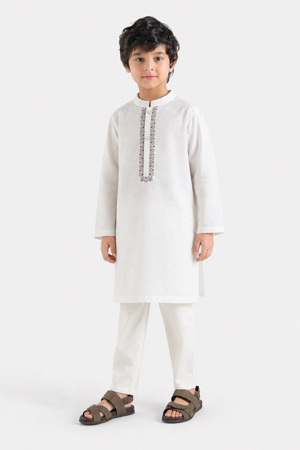Boys' Embroidered Kurta