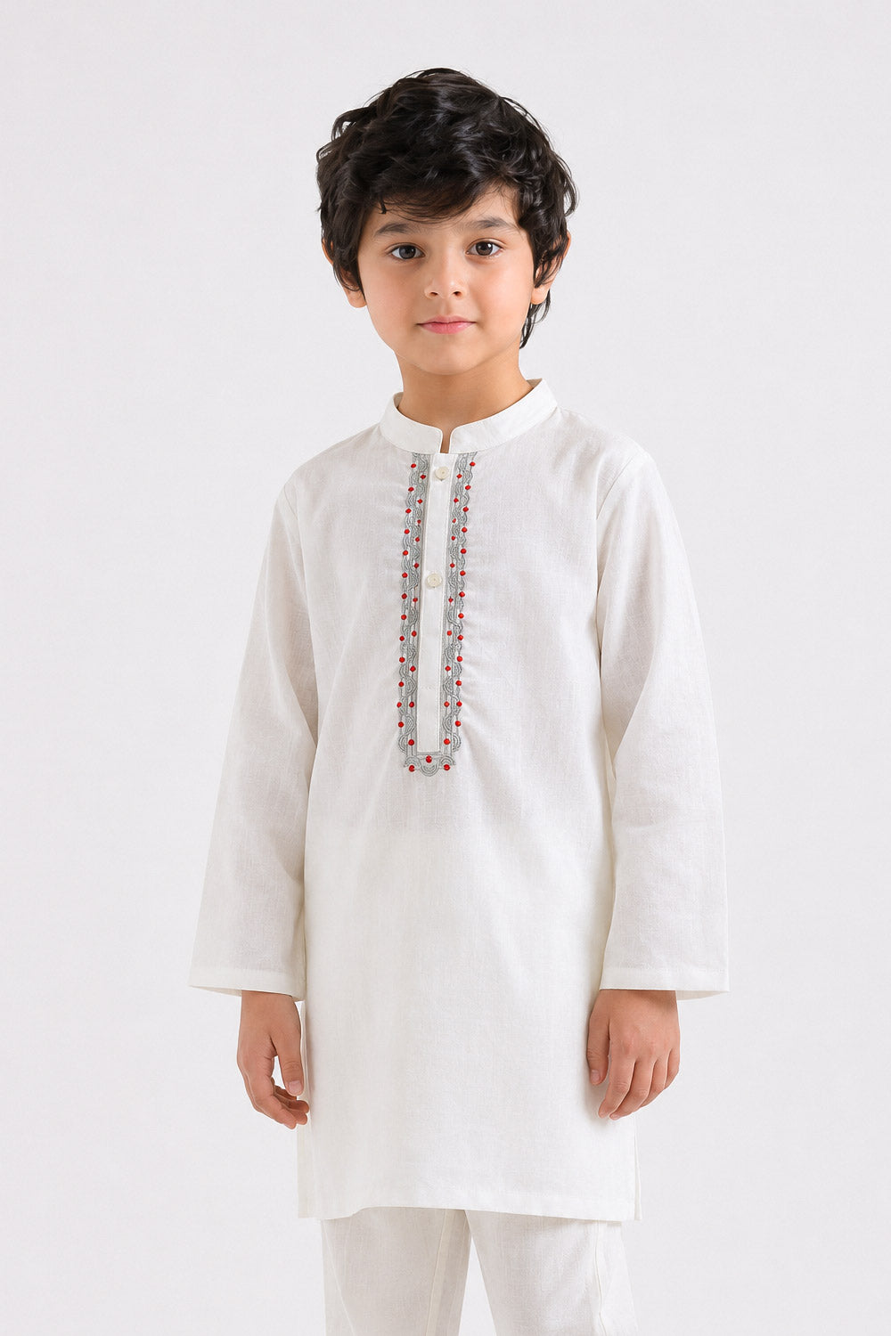 Boys' Embroidered Kurta